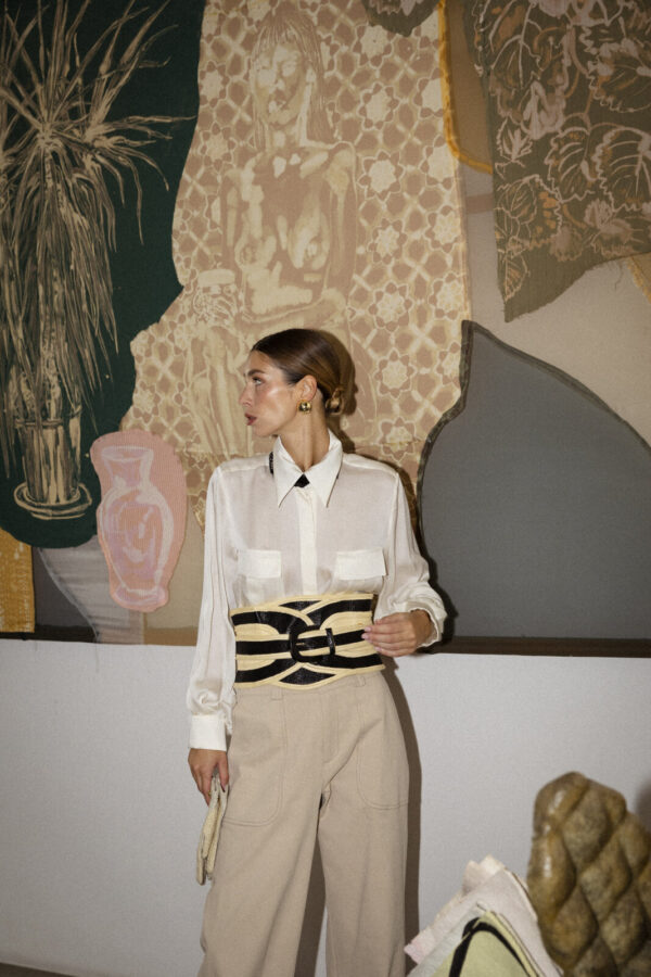 CAMICIA CLASSICA SILK CHARTMEUSE - Image 3