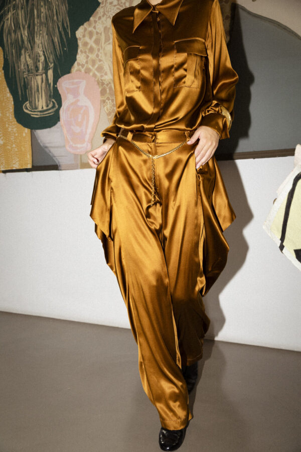 CAMICIA CLASSICA SILK SATIN - Image 2