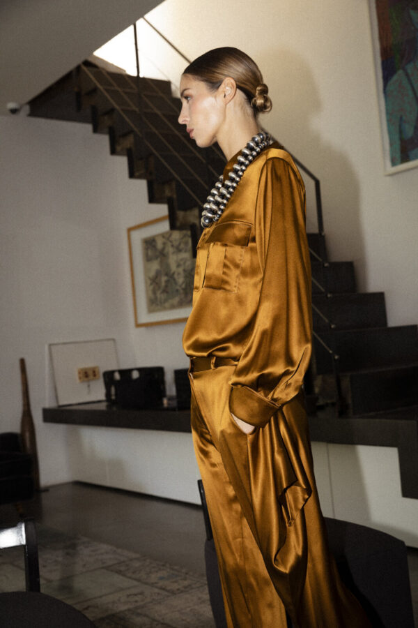 CAMICIA CLASSICA SILK SATIN - Image 3
