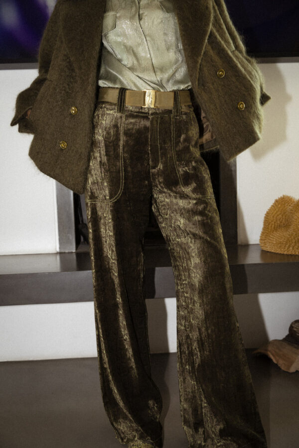 GIACCA COCOON MOHAIR VERDE - Image 3