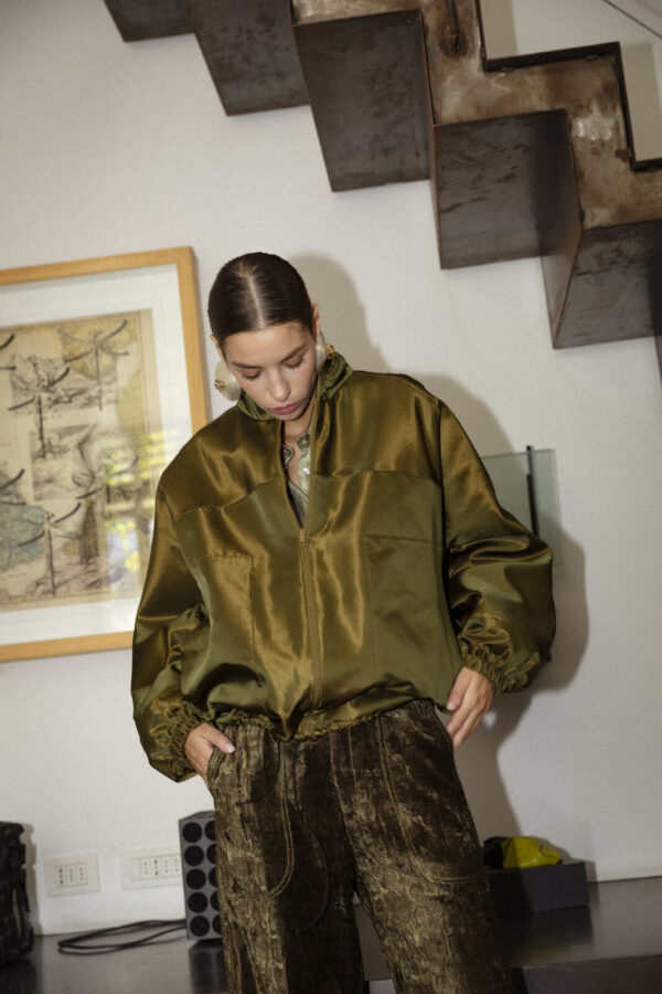 GIACCA KIMONO SPORTY DUCHESSE VERDE - Image 2