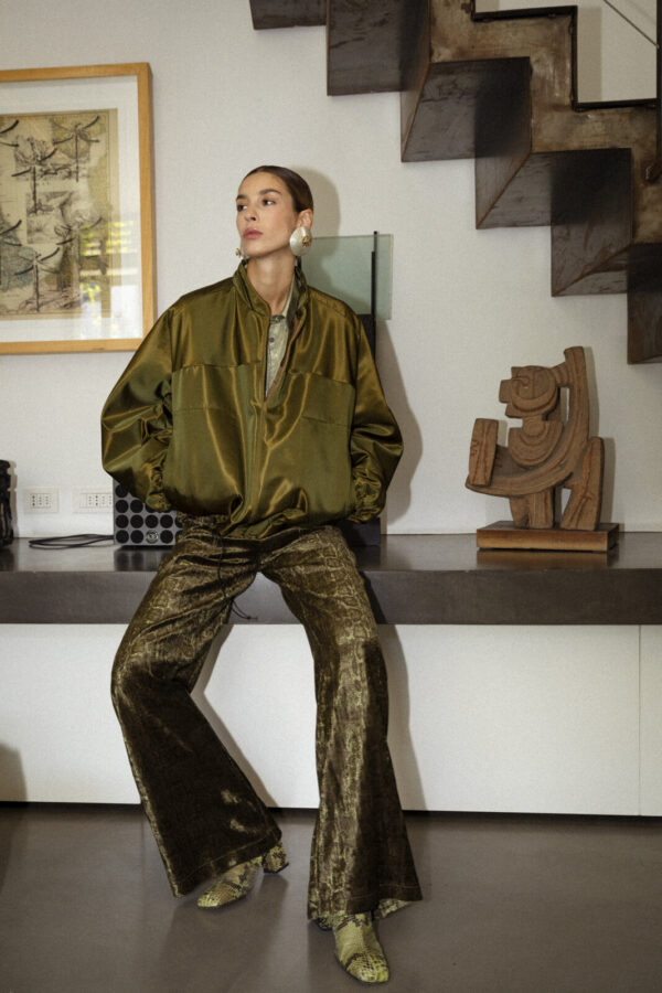 GIACCA KIMONO SPORTY DUCHESSE VERDE - Image 3