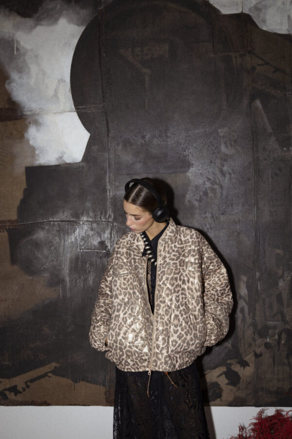 GIACCA KIMONO SPORTY MACULATO IMBOTTITO - Image 2