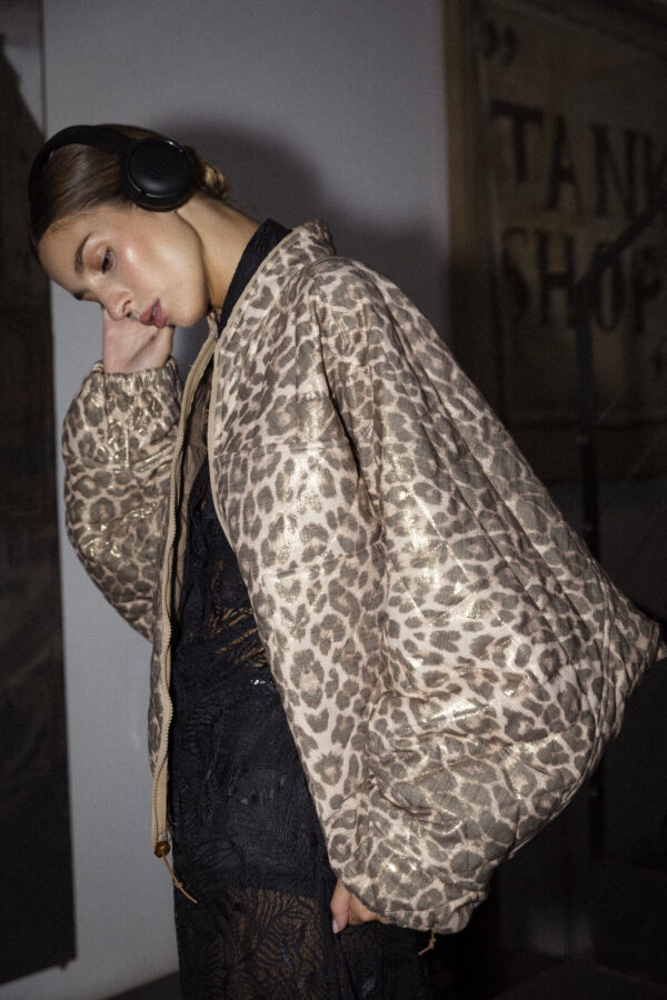 GIACCA KIMONO SPORTY MACULATO IMBOTTITO - Image 3