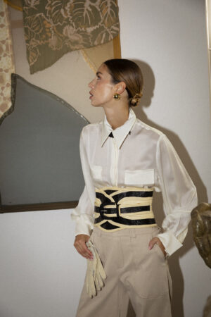 CAMICIA CLASSICA SILK CHARTMEUSE