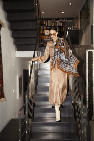GONNA TELINI LUREX SILK SATIN
