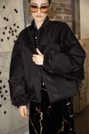 GIACCA KIMONO SPORTY DUCHESSE NERO
