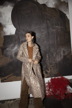 CAPPOTTO VESTAGLIA MACULATO IMBOTTITO