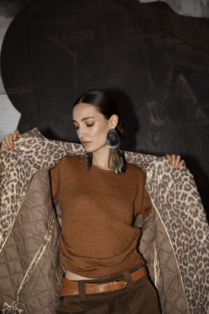 MAGLIA COULISSE KIDMOHAIR