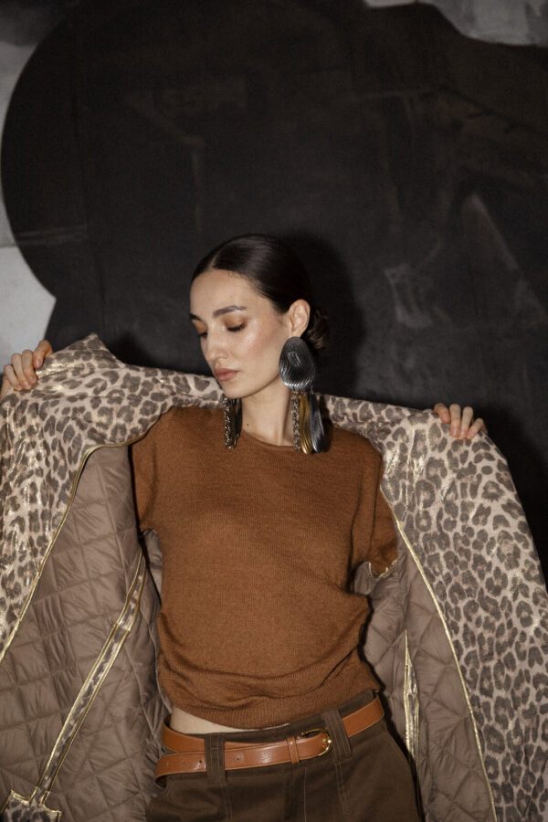 MAGLIA COULISSE KIDMOHAIR