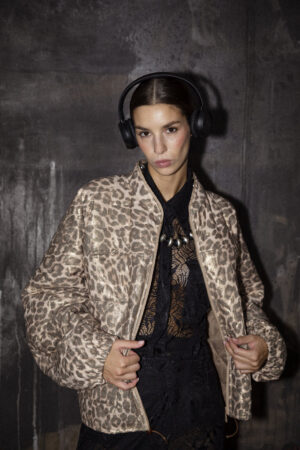 GIACCA KIMONO SPORTY MACULATO IMBOTTITO