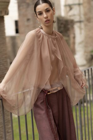 Camicia Ghost Slk Georgette Cipria