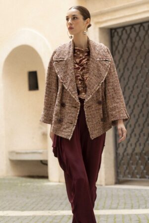 Giacca Cocoon Chanel Bronzo