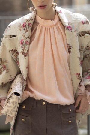 Top Americana Silk Crepe