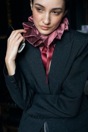ACCESSORIO COLLO PLISSÉ – CYCLAMEN
