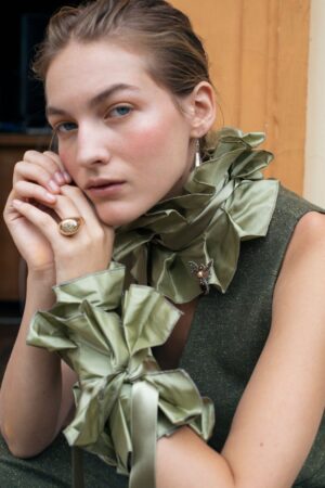 ACCESSORIO COLLO PLISSÉ – GREEN