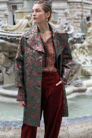 CAPPOTTO '40S JACQUARD