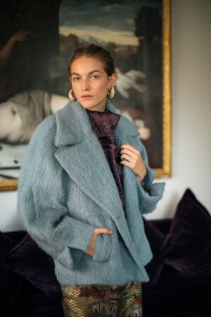 GIACCA COCOON MOHAIR – POWDER