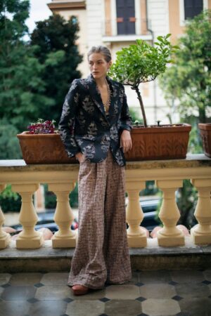 PANTALONE VITA ALTA PINCE CHANEL